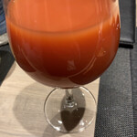 難波 鉄板焼き Sublime - ブラッドオレンジジュース