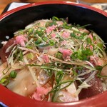 にしむら家 あかり亭 - 海鮮漬け丼1000円