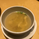 新世界菜館 - セットのスープ