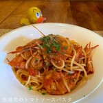 イオラシック - ☺︎赤海老のトマトソースパスタ