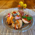 イオラシック - ☺︎本日の前菜盛り合わせ