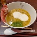 らぁ麺 レモン&フロマージュ GINZA - 生ハムフロマージュ960円+大盛160円
