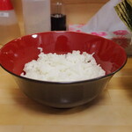 ラーメン 三亀 - ご飯