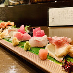 山海づくし勝也 - お刺身盛合わせ