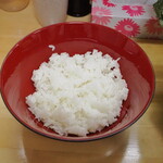 ラーメン 三亀 - ご飯 100円