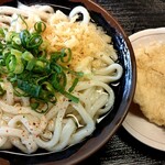 手打十段 うどんバカ一代 - かけうどん＆とり天