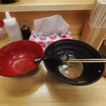 ラーメン 三亀 - ごちそうさまでした