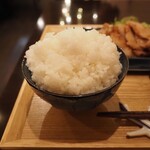 ATSUMI食堂 - 信州三元豚 太郎ぽーく 味噌漬け定食のご飯大盛り