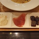 ATSUMI食堂 - 雲丹のクリームパスタセットに付く副菜