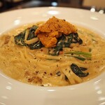ATSUMI食堂 - 雲丹のクリームパスタ（生パスタ）