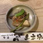 山文魚 - お通しの二皿目