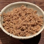 鳥たけ - そぼろご飯