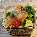 Suteki Tei - サラダはコンニャク入りです。