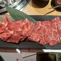 近江うし焼肉 にくTATSU 銀座店 - 上ロース、上カルビ
