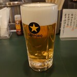 酒の店 ななや - 生ビール　(22-12)