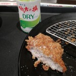 松のや - お塩で食べるのも美味しい