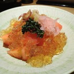 焼鳥 山もと - 冷やしトマト