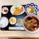 芳乃家 - きしめん定食です