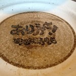 池谷精肉店 - 麺皿の底