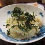 広尾 一会 - 有明の青海苔をかけて。