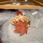 銀座 しのはら - 虎フグ白子和え