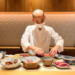 銀座 しのはら - 名物巻いてます