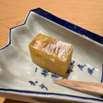 銀座 しのはら - 玉子の葛焼き