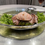 中国料理 旬輝 - 生ハム・蟹・アボカドのやつ