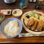 くらつき - 能登産　カキフライ定食