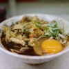 柳屋 - 料理写真:温蕎麦キノコ生卵=520円