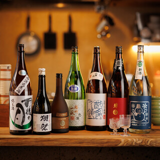 厳選した日本酒と日替わり日本酒を愉しむ