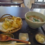 やぶそば - 牡蠣天蕎麦（温）