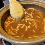 丸千葉 - 湯豆腐の〆はカレーうどん