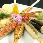 Yakitori Nomihoudai Koshitsu Izakaya Jidoribouzu - テレビや雑誌でひっぱりだこの幻のてこねつくね串味付けの種類は18種類！