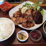 Furukawa Shokudou - 焼き肉とハンバーグ（デミグラスソース）