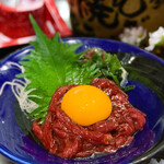 Horse sashimi yukhoe