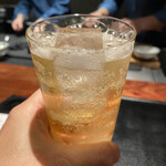 薪炭まだら - 本日最後は、ジョニ黒ハイボールを濃い目で
