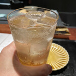 薪炭まだら - まだらオリジナルウイスキーは、キリン「陸」に燻製香を纏わせたもの。2杯目はそれのハイボール