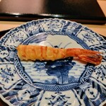 すし 良月 - ボタン海老炭火焼き