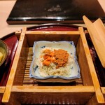 すし 良月 - 越前蟹の蒸し寿司