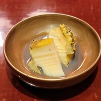 すし 良月 - 蒸し鮑、三陸の蝦夷鮑