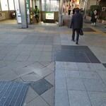 Sugamo Tokiwa Shokudou - 巣鴨駅付近の白山通りはずいぶん歩道の幅が広い