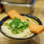 うどん 丸香 - 釜かけにえび天（赤天）