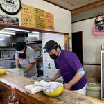 ハイマウント - この日のスタッフさんは３名でした。手際の良さに関心します☆