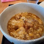 手打蕎麦 たじま - つけ親子 1050円(税込)。