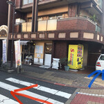 Kurumi - 赤線は一方通行で、青線が専用駐車場です