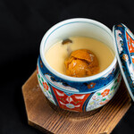 Sea urchin chawanmushi