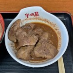 大衆食堂半田屋 - 鶏のレバー煮込み