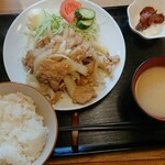 Oshokujidokoro En - 豚生姜焼き定食　870円