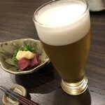 Shunsai Dainingu Arata - 生ビール「アサヒ熟撰プレミアム」